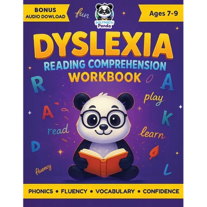Dyslexia Reading Comprehension Workbook Ages 7-9: Fun Interactive Exercises For Dyslexic Young Readers, Boost Fluency & Confidence Engaging Activities