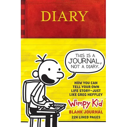 The Diary of a Wimpy Kid Blank Journal: 224 Lined Pages and Jeff Kinney Spot Art Throughout - Hardcover