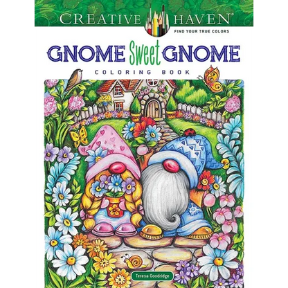 Creative Haven Gnome Sweet Gnome Coloring Book - Paperback