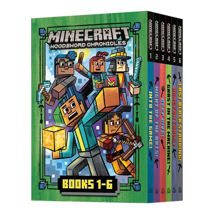 Minecraft Woodsword Chronicles: The Complete Series: Books 1-6 (Minecraft Woodsword Chronicles) - Hardcover